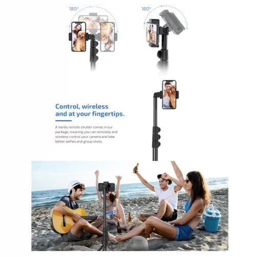 Galaxy Stand 5G 5G S7 Plus 8 S10 V Tripod Edge+ active On5 FE for Stick Emerge Edge J3 Note 10 9 S10e Perx Remote S6 Selfie S8 J5 Extendable 67" 20 S21 J7 Shutter Wireless K4P (2017)