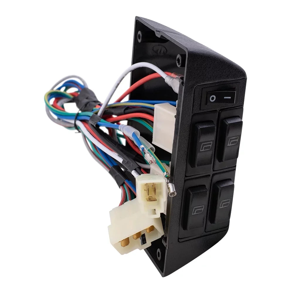 SUV Bezels Brock Design Power Window Car 4 Truck Van Horizontal with with and Wiring Replacement Door Universal Pickup Compatible Switch Kit