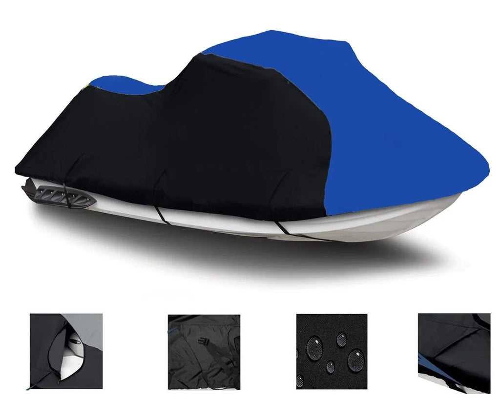 LX 2010 Compatible / 2017 DENIER Ski 2019 2013 Kawasaki 2018 2009 2016 2021 for 2011 2008 PWC Jet 2012 2014 BLUE BLACK 2015 2007 Ultra Watercraft HEAVY-DUTY, 2022 Cover 2020 Cover 600