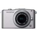 E-PM1 PEN Mirrorless 12.3 with 1.65", Silver 0.55", Olympus Lens, Camera Megapixel