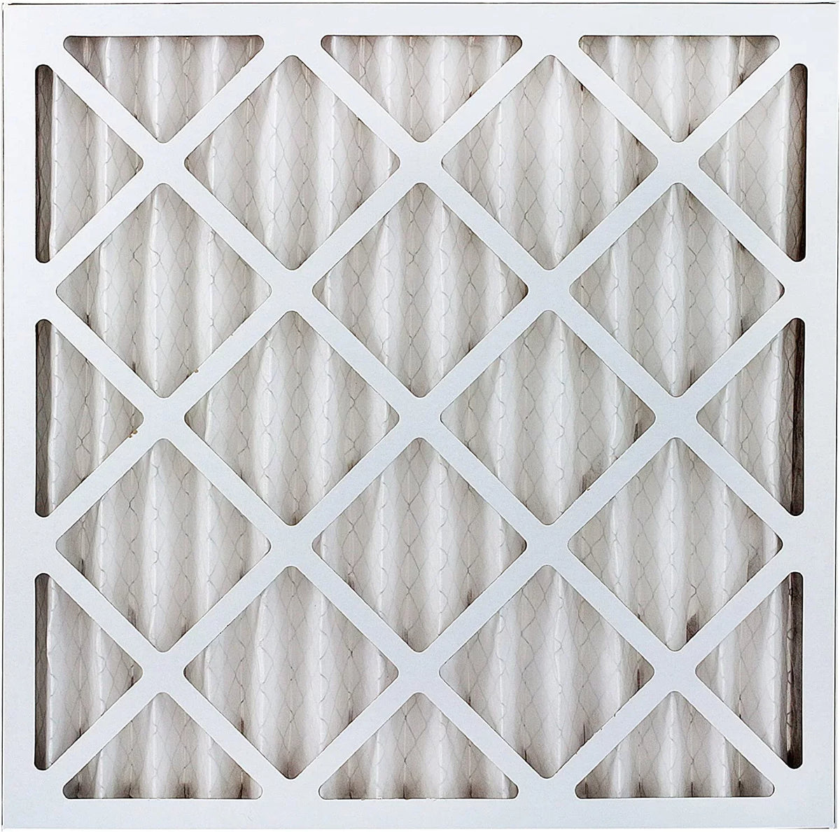 Air AC Furnace Filters MERV Filterbuy 20x20x4 Pleated 8 (12-Pack) HVAC