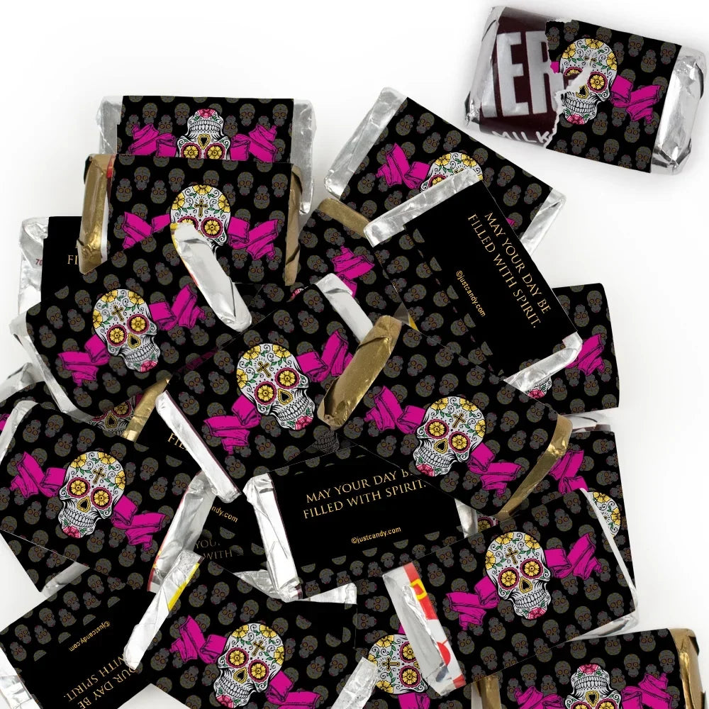 of dia Chocolate Muertos Party Pcs No Assembly - los Required 123 the Dead Sugar Candy de - Favors Miniatures Day Skulls -
