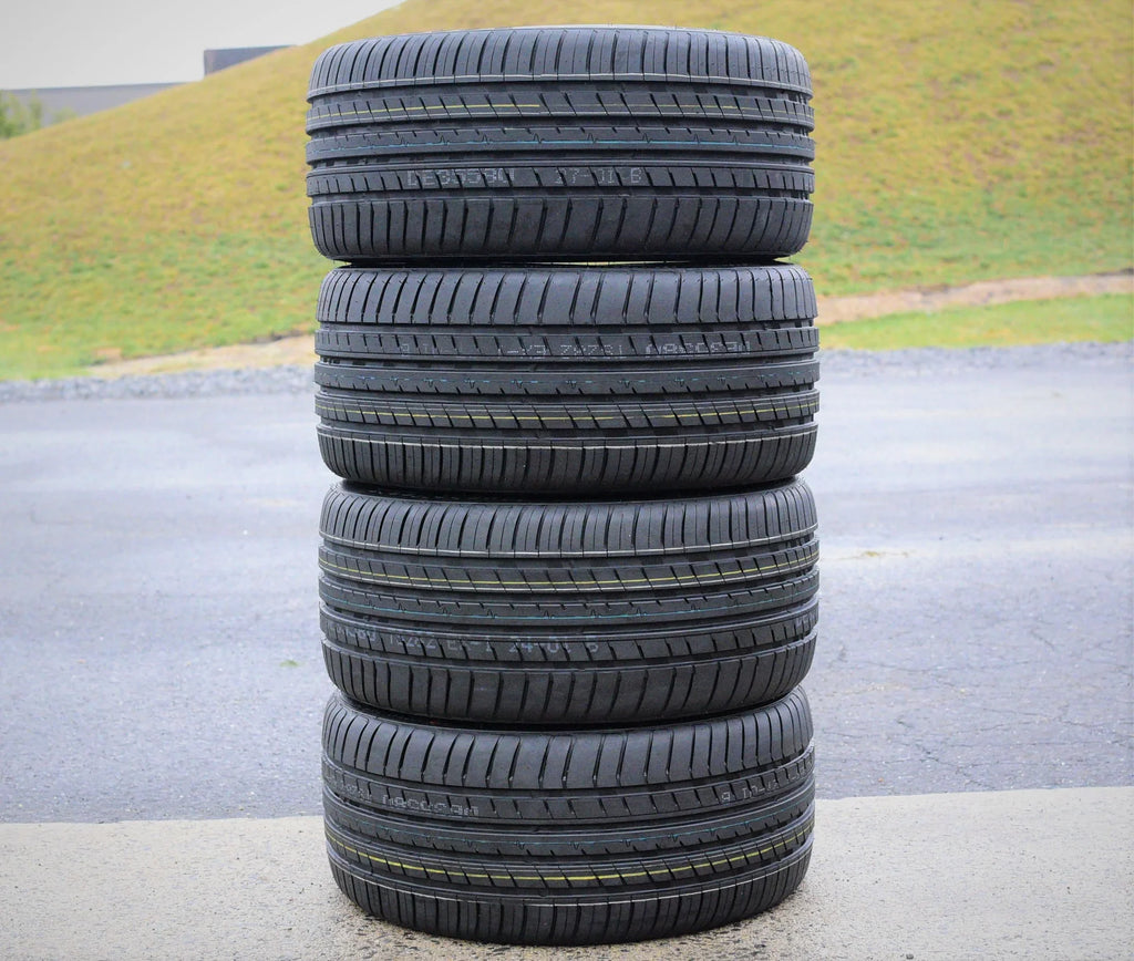 95Y 2017-23 2012-18 Focus Fits: Cosmo 235/40R18 A/S Performance Civic XL Honda 2 MuchoMacho Titanium, Pair Sport 235/40ZR18 Touring of (TWO) Tires