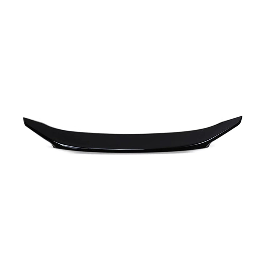 10th Spoiler Tech Civic with Compatible Style Lip JDM Xotic Black Trunk Glossy 4DR Rear 2016-2021 Gen Wing Honda