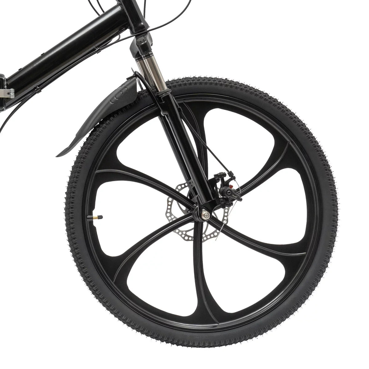 Folding Miumaeov 26" Max 150kg/330lbs Loading Carbon Camping Bike City Shifter Light Bicycle Black Bike 21-Speed Steel Weight Adult Folding