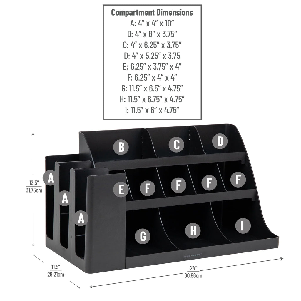 Black Bar, Organizer, Stirrers, Kitchen, Reader Coffee Cup Condiment Mind Station, Countertop and