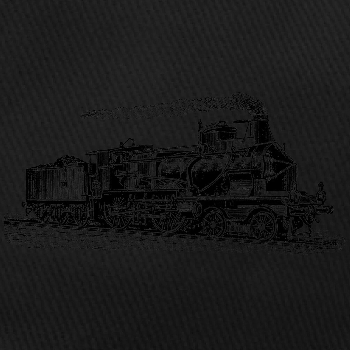 Printed - Black TRAINS CafePress VINTAGE Canvas Adjustable Cap Hat Baseball Cotton - Black
