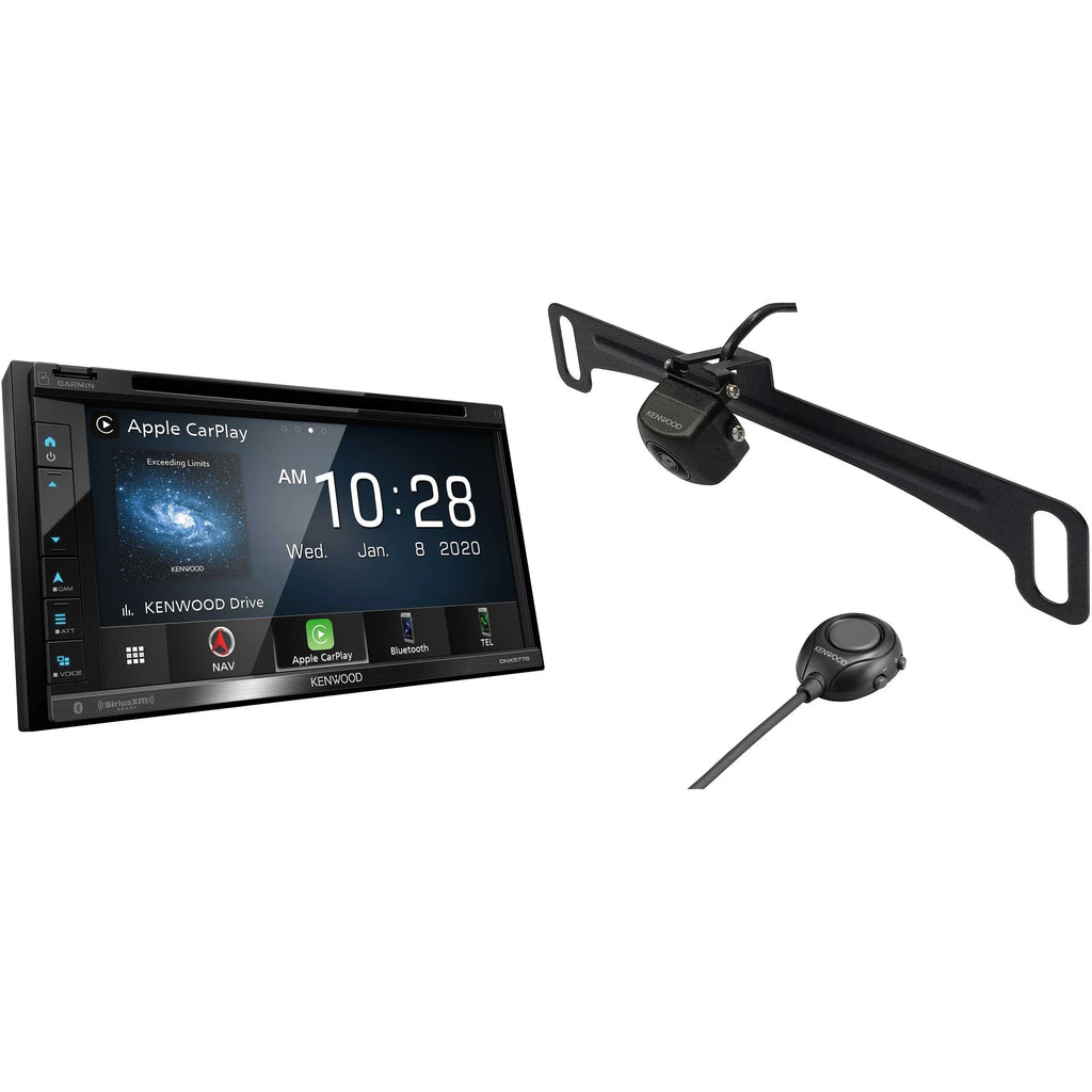 DNX577S CMOS-320LP with Receiver Kenwood Multi-Angle View with Navigation Plate Camera Mounting License Rear