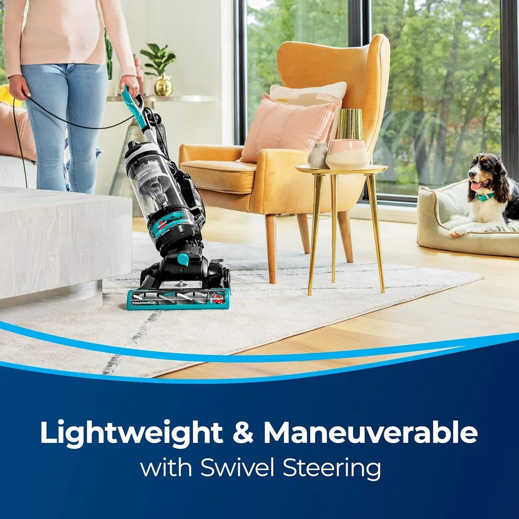 Swivel CleanView Pet Rewind, Automatic Release Vacuum (Color Cord Rewind may Quick and Swivel Wand, Bissell vary),Black Cleaner, Reach 3197A with Steering