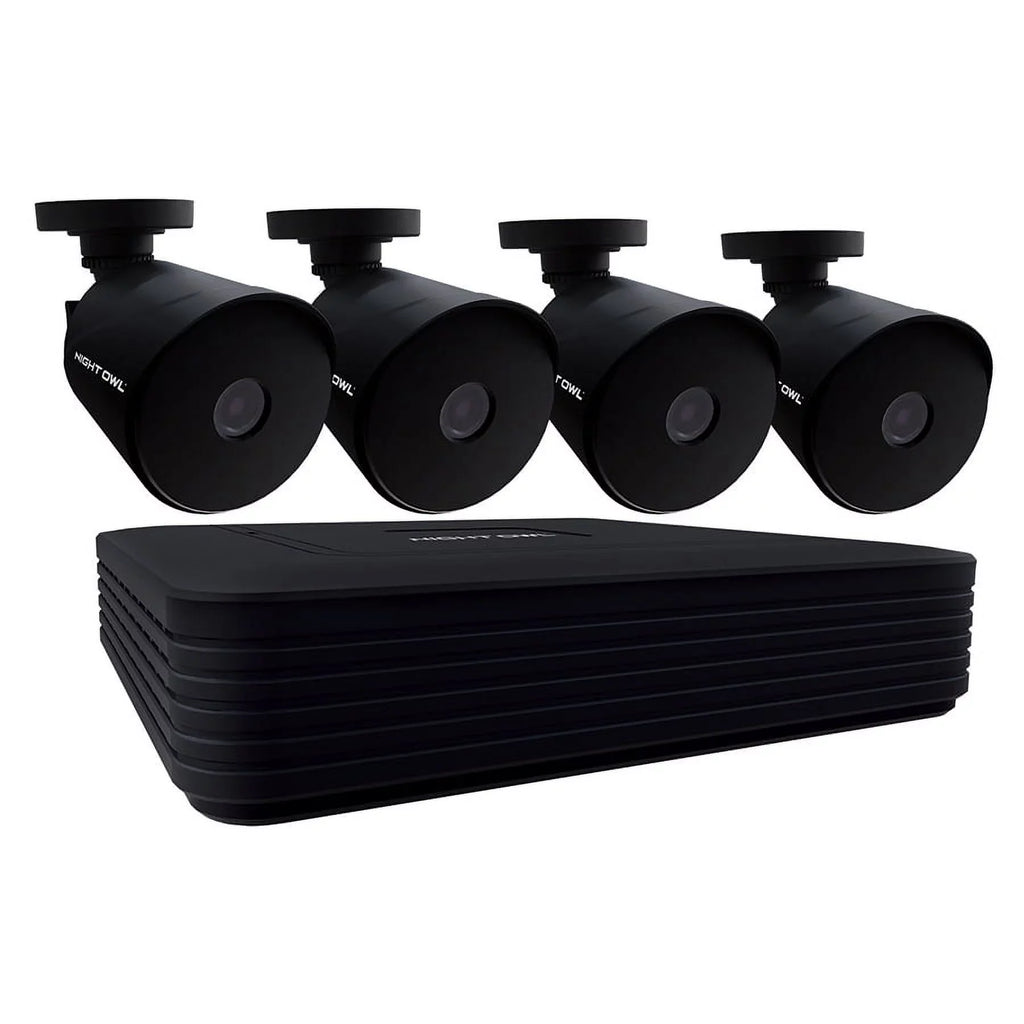 Security 4 Wired Surveillance Indoor with Night Cameras Cameras, Bullet Owl HD Outdoor with 1080p DVR 8 CCTV, Drive, 1TB Vision Camera System Night Channel Hard