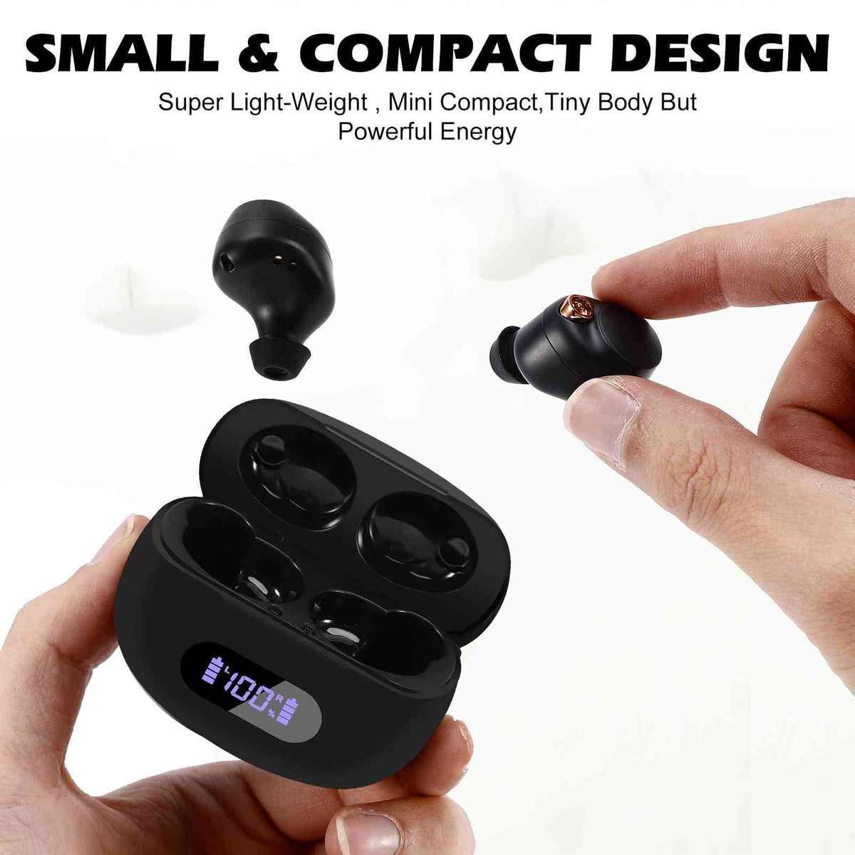 Bass with Resistance, IPX5 Wireless Bluetooth + Charging Connection, Water True Black, Case, Tab Lenovo 5.2 Dual Connect, Bluetooth Earbuds UrbanX Boost Compatible Smart Yoga Balanced,