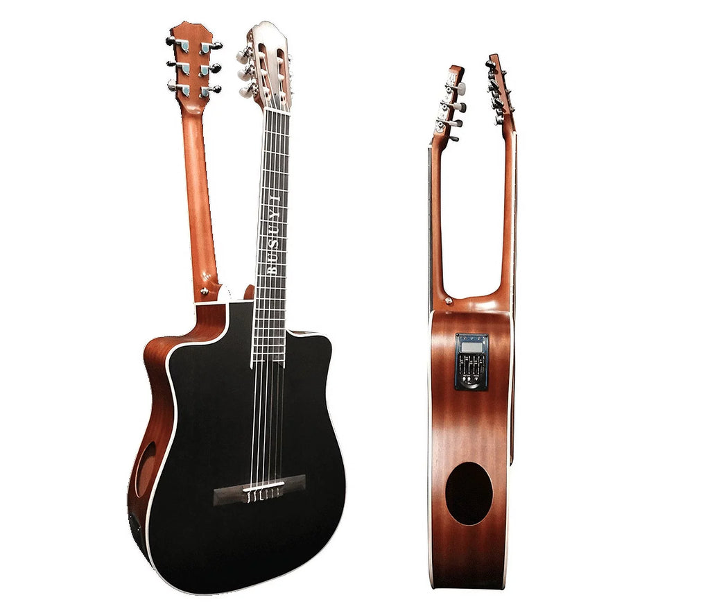 Guitar Sided + Strings Neck, 6 Busuyi /6 classical Acoustic 2021 Bag Double Double Strings NPT