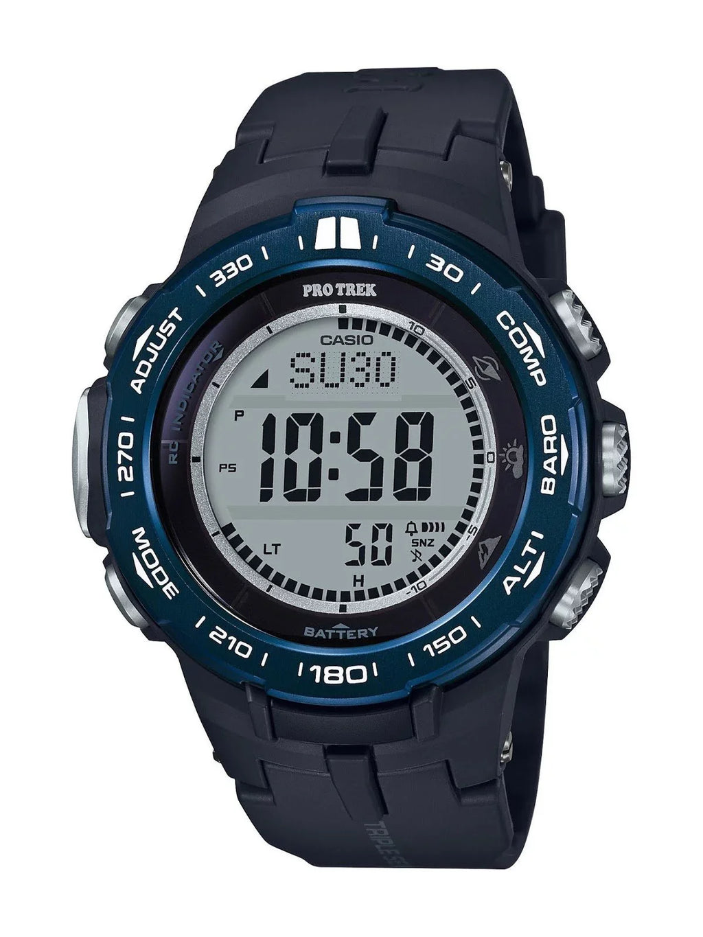 Casio Solar Triple Sensor Watch Atomic Pro Men's Trek