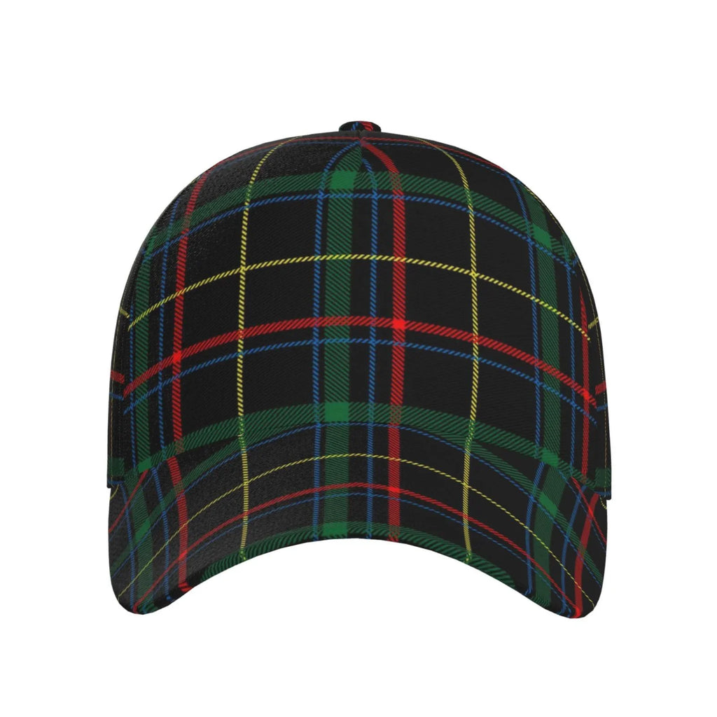 Size for Hat(Buffalo Workouts Plaid Green) Balery Seasons Activities Baseball Adjustable All Running Outdoor Dad Dark and Cap