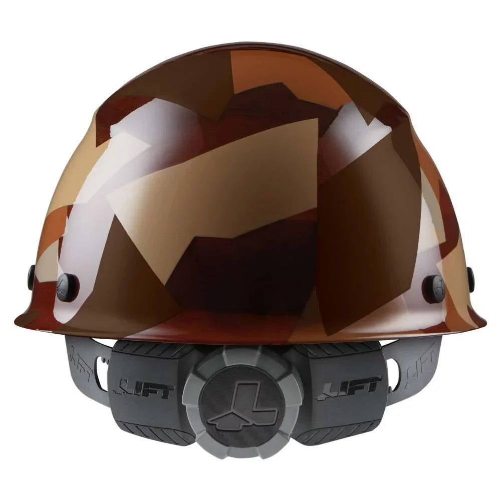 Fiber Resin Fifty50 Hard Desert Camo Safety Dax Hat Cap Lift