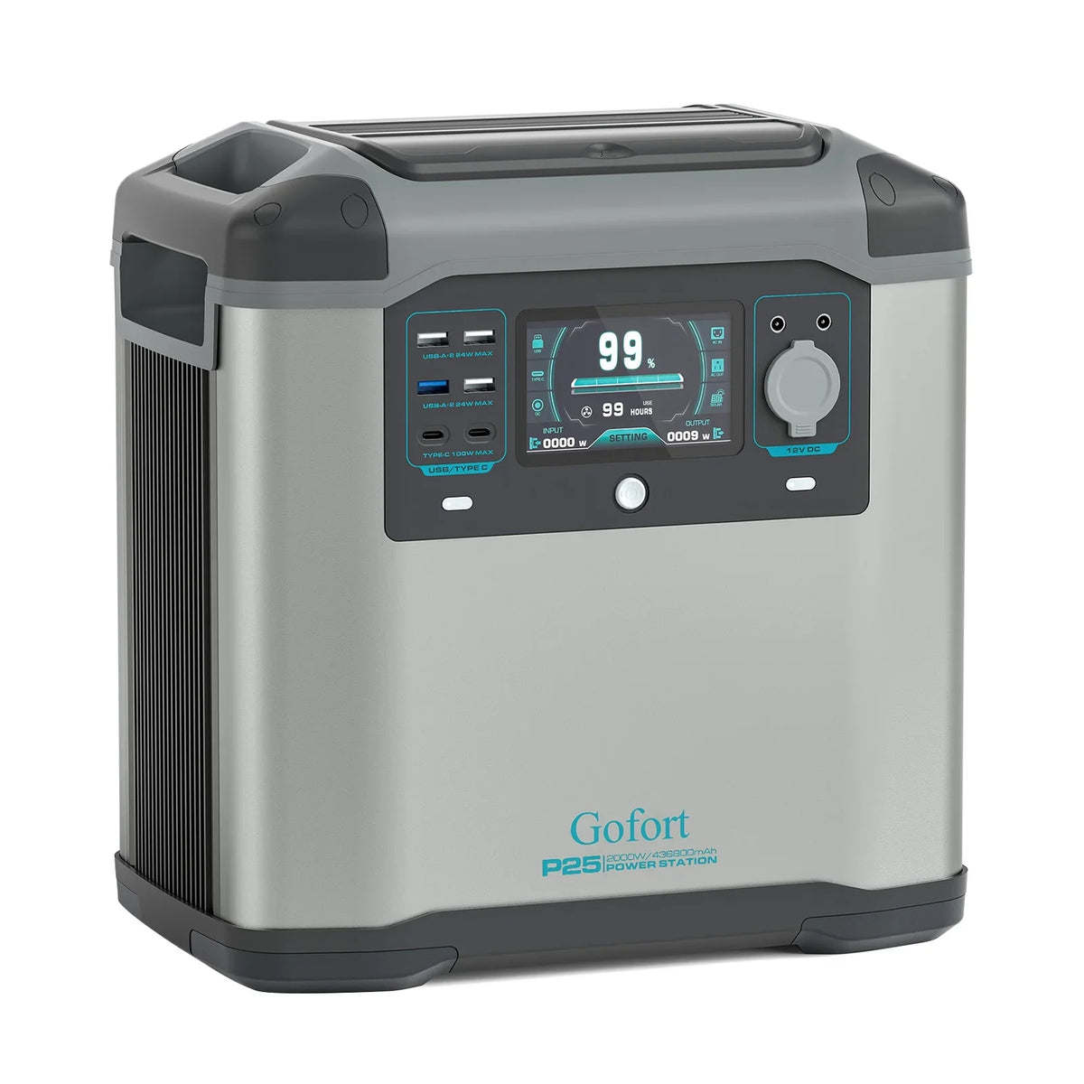 Portable 2000W Generator Station Power for Solar Reliable Gofort Living Off-Grid