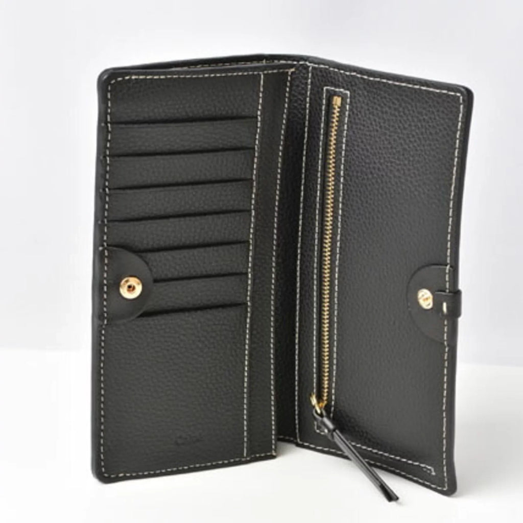 Black Chloe Long Pre-Owned Chloé CHC21SP115E04 (Like Darryl Wallet Daryl New)