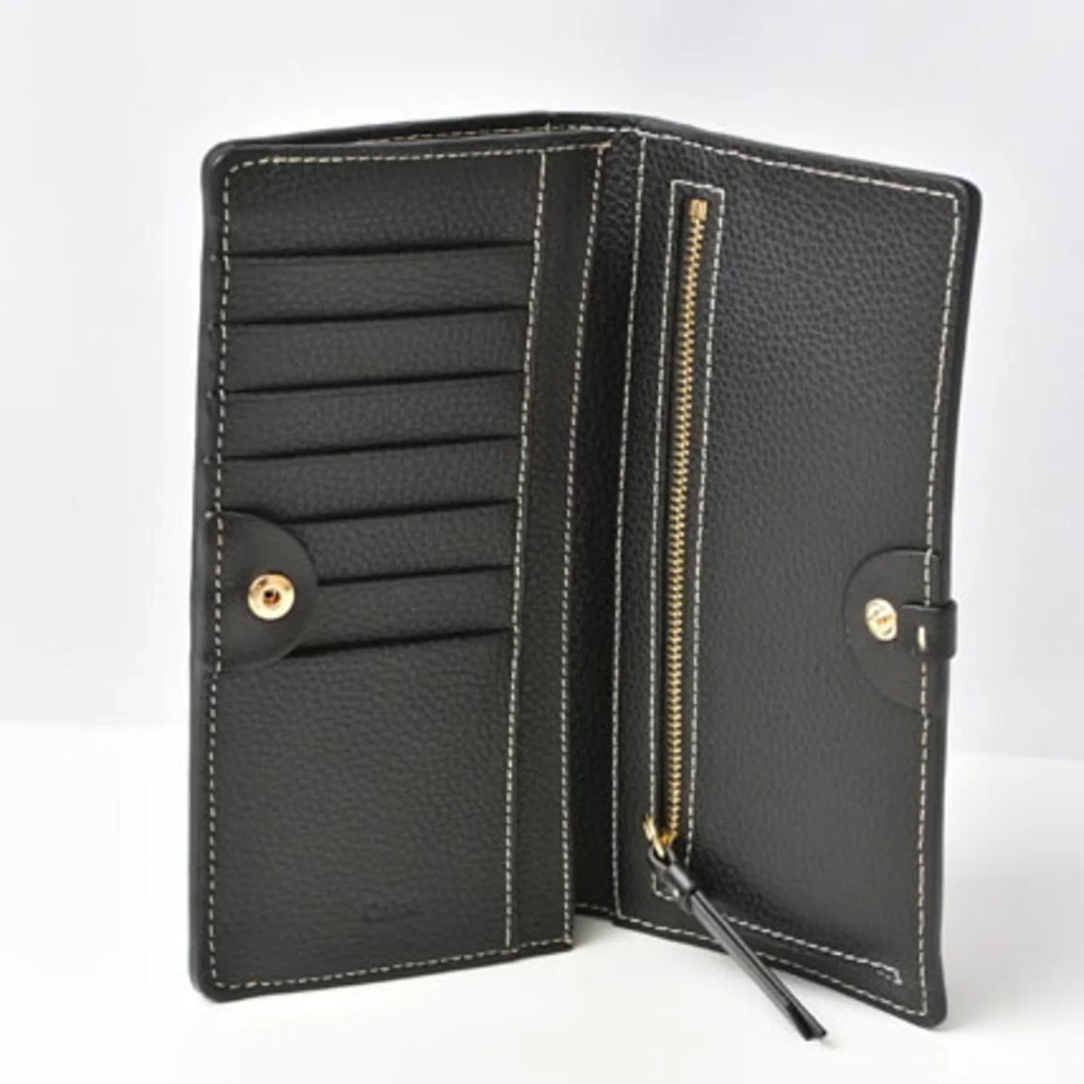 Black Chloe Long Pre-Owned Chloé CHC21SP115E04 (Like Darryl Wallet Daryl New)