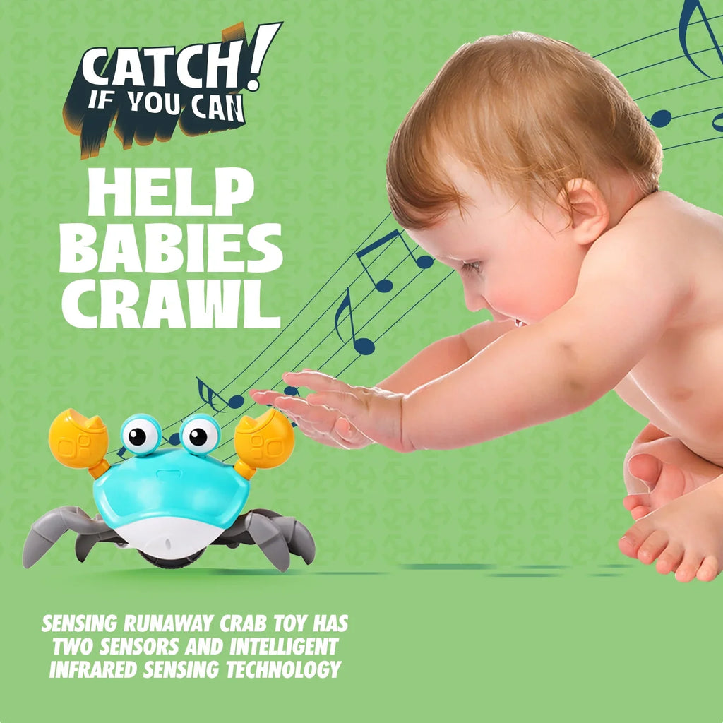 Kids Emily And Months Tummy Learning Crawling 6-12 Birthday, Gift Years Little For And 0-6 Crawl Encourage Toddlers Crab - Entertaining Holiday and Christmas Time