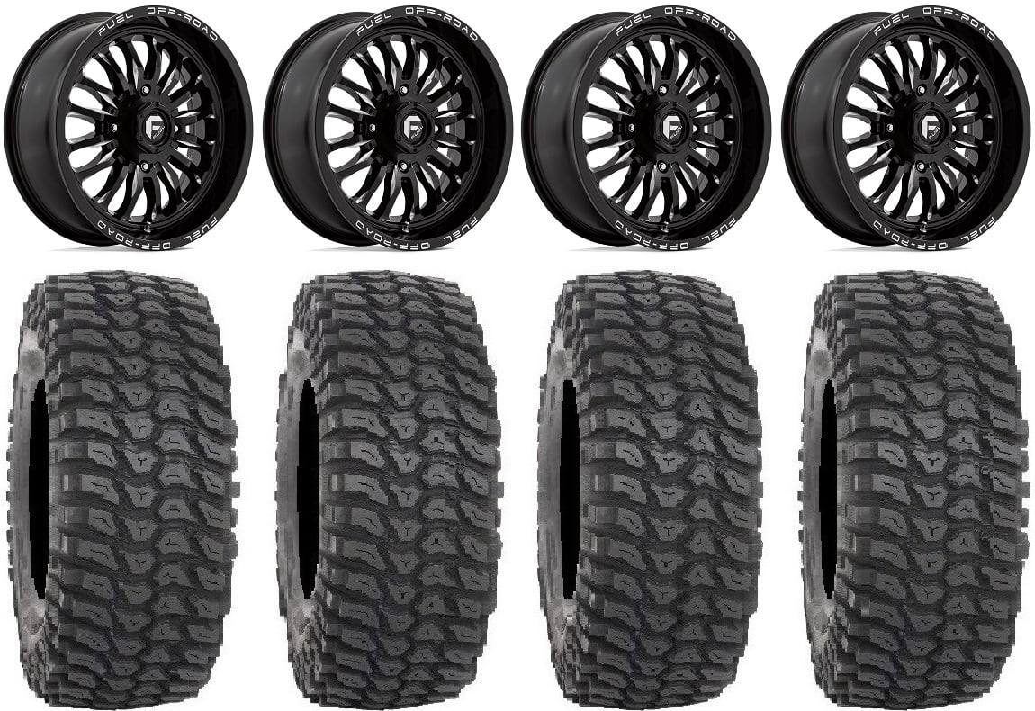 PRO Wheels 36" XP 1000 / Tires XP / Fuel Polaris RZR Black Ranger XCR350 900/1000 18" ARC XP
