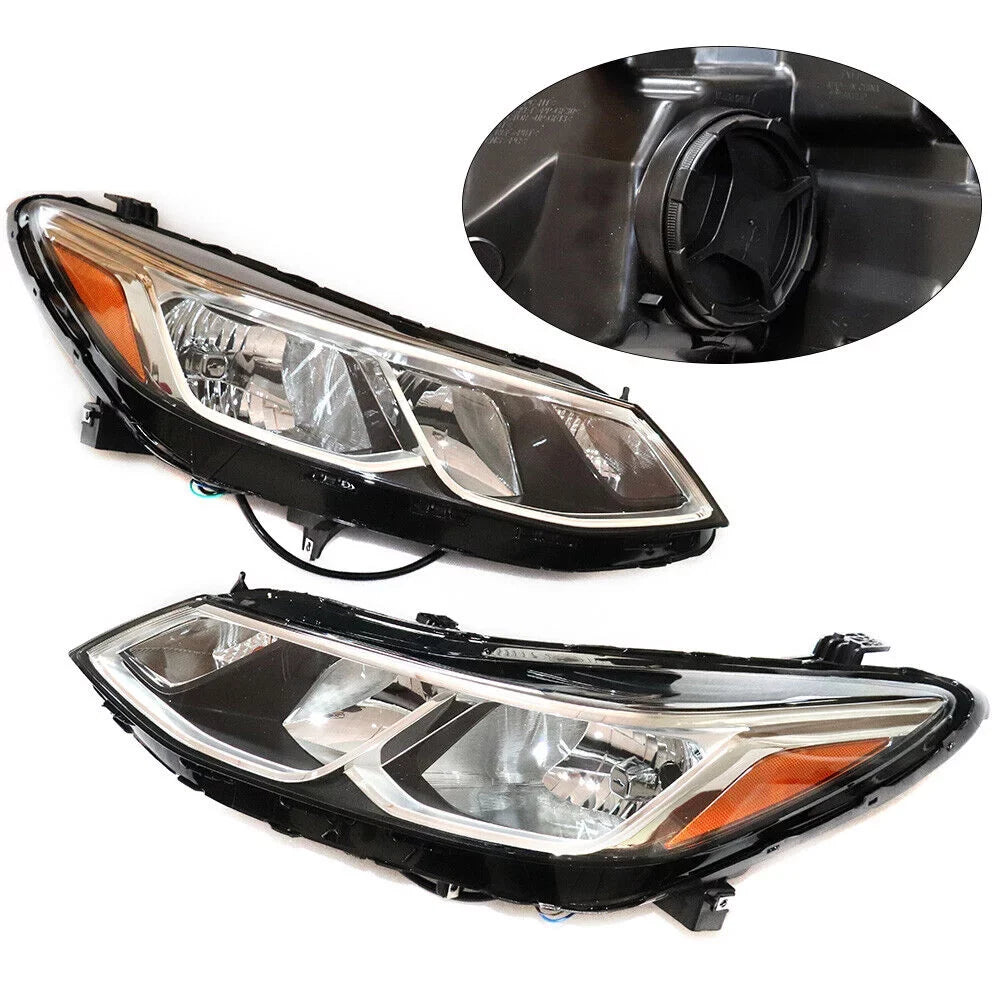 Halogen,Left&Right Cruze Chevrolet for 2016 2019 Headlamp Pair 2018 Headlight 1 2017