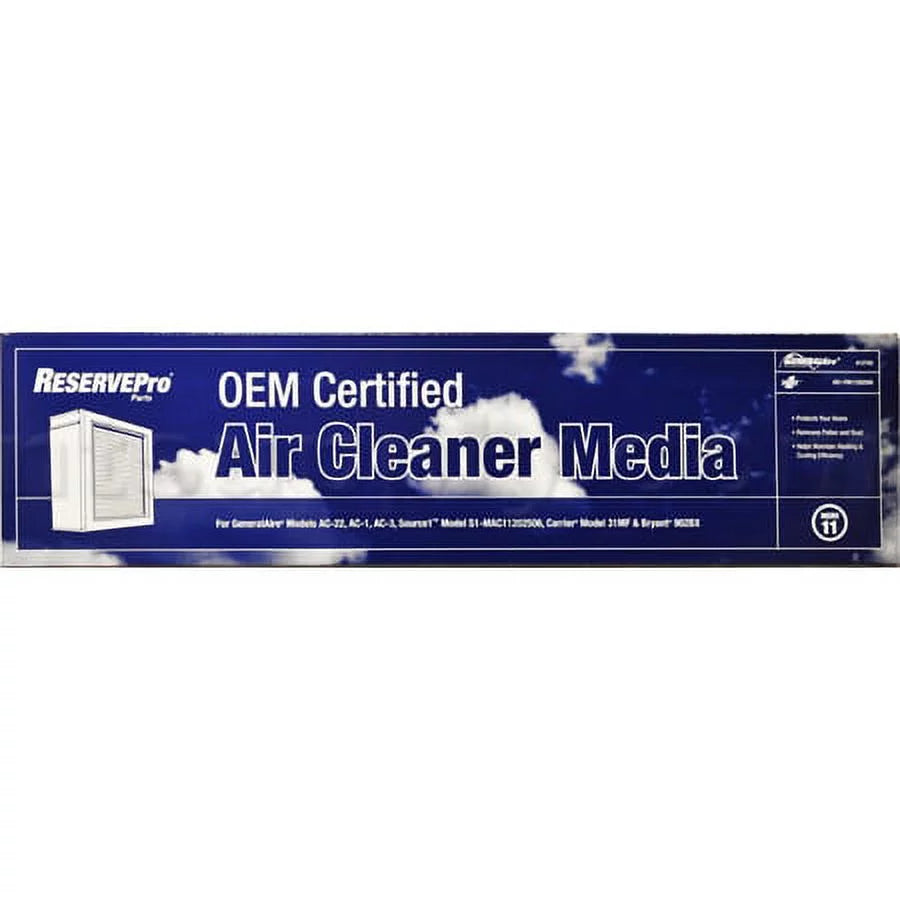 4001 Generalaire Replacement Expandable 12758 Micro-Fiber MERV11 Filter Air