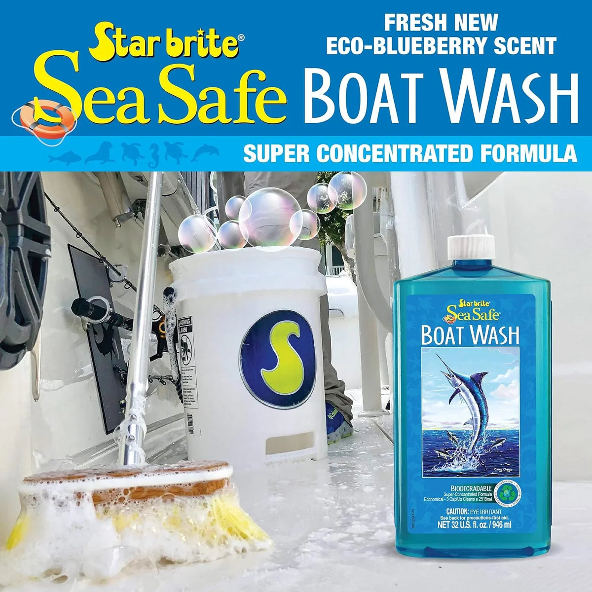 Star Sea Safe Star 089732Pw Brite Boat Wash Brite