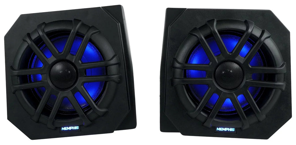 Polaris 2013-17 Tower Pods+LED Ranger For RNGR65FE 2) Memphis Speakers+Amp XP900