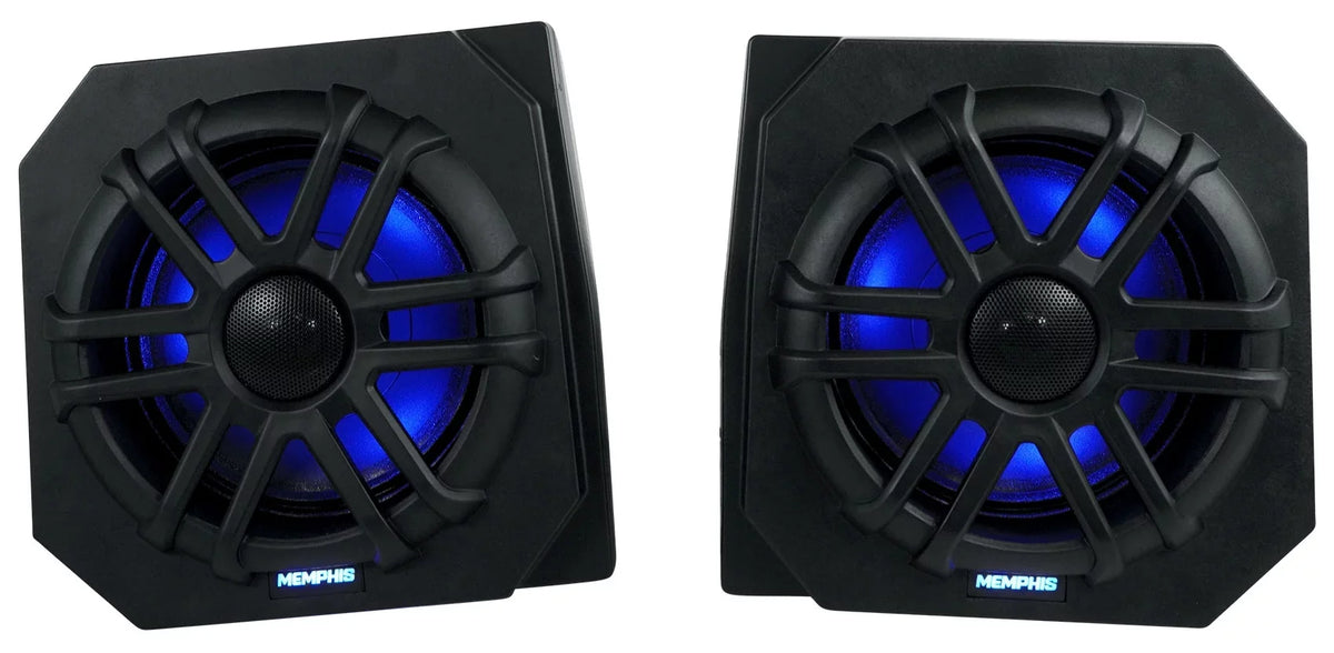 Polaris 2013-17 Tower Pods+LED Ranger For RNGR65FE 2) Memphis Speakers+Amp XP900