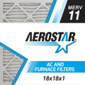 Air 18x18x1 - and Box 11, Aerostar Filter Furnace by of MERV 6 AC